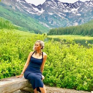 LIKE NEW Theory Crossback Dress Size XS